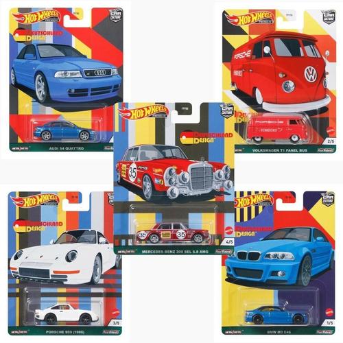 Hot Wheels 2021 Car Culture German Deutschland Design Set of 5