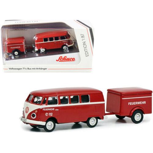 Volkswagen T1c Bus with Trailer &quot;Feuerwehr (Fire Department)&quot;
