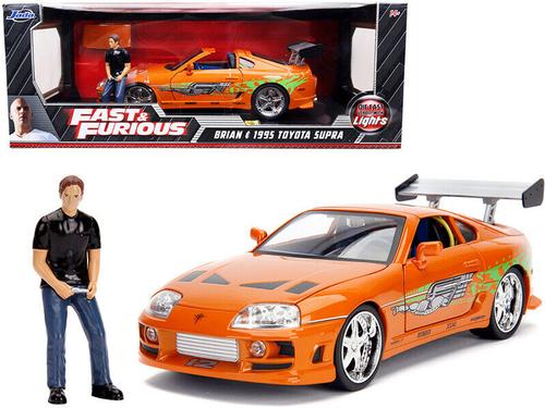 Toyota Supra &quot;Fast and Furious&quot; Avec Lumière et Figurine