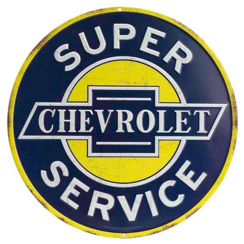 Chevrolet Super service Metal Sign 12&