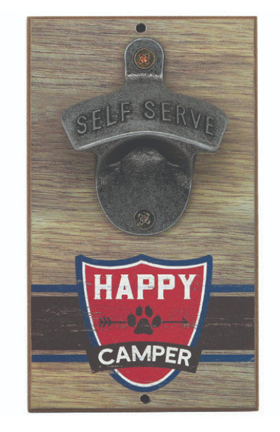 HAPPY CAMPER BOTTLE OPENER