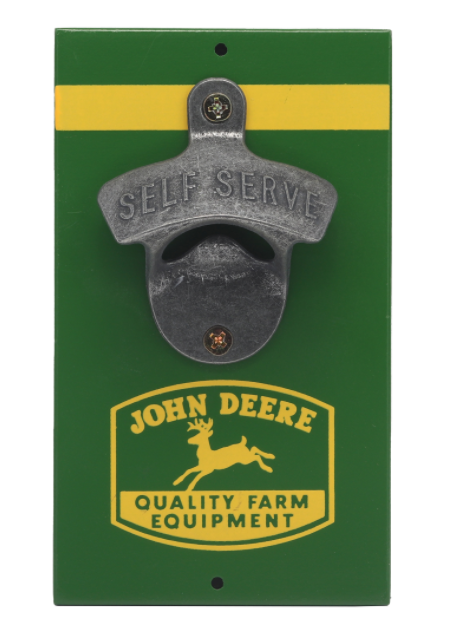 JOHN DEERE RUSTIC BOTTLE OPENER