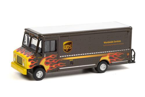 United Parcel Service (UPS) Worldwide Services with Flames - 2019 Package Car H.D. Trucks Series 21