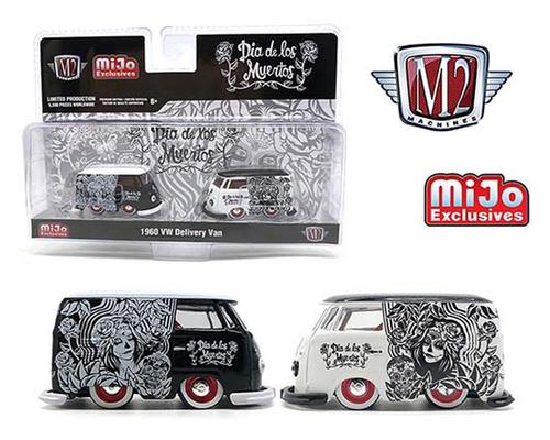 1960 Volkswagen Delivery Van Custom 2021 " Dia De Los Muertos " 2 Pack