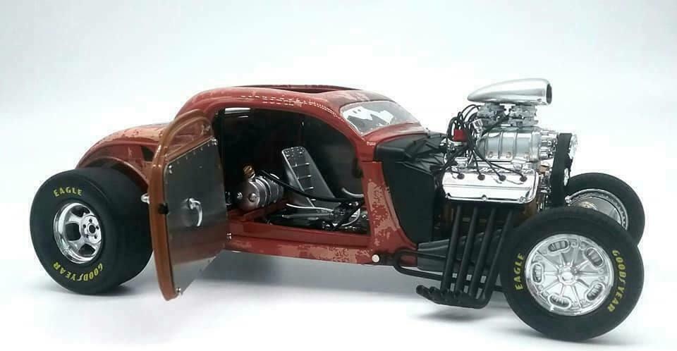 1934 Blown Altered Coupe "Rusted Steel"
