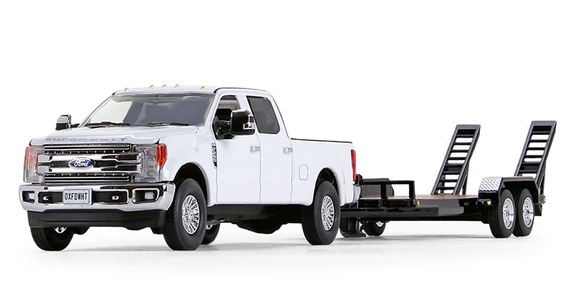 Ford Super Duty F-250 Crew Cab Pickup with Tandem-Axle Trailer