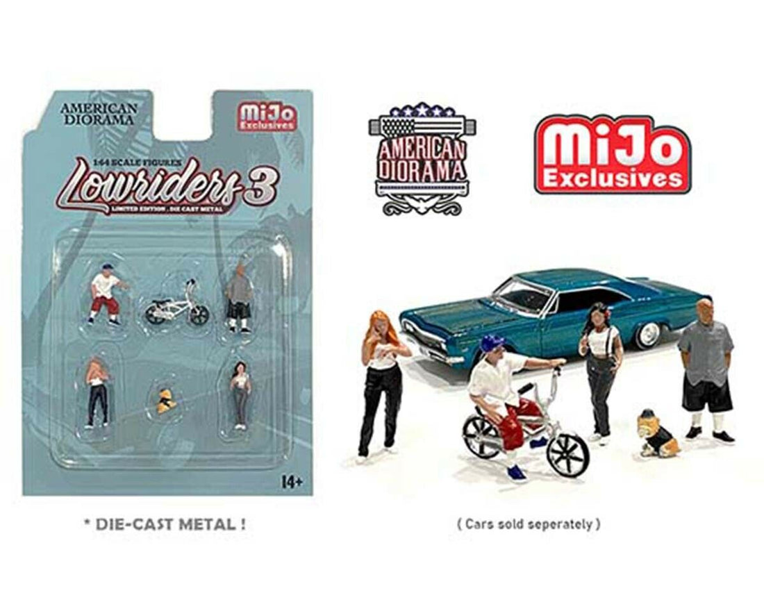 LOW RIDERS III FIGURINES 1/64 SET