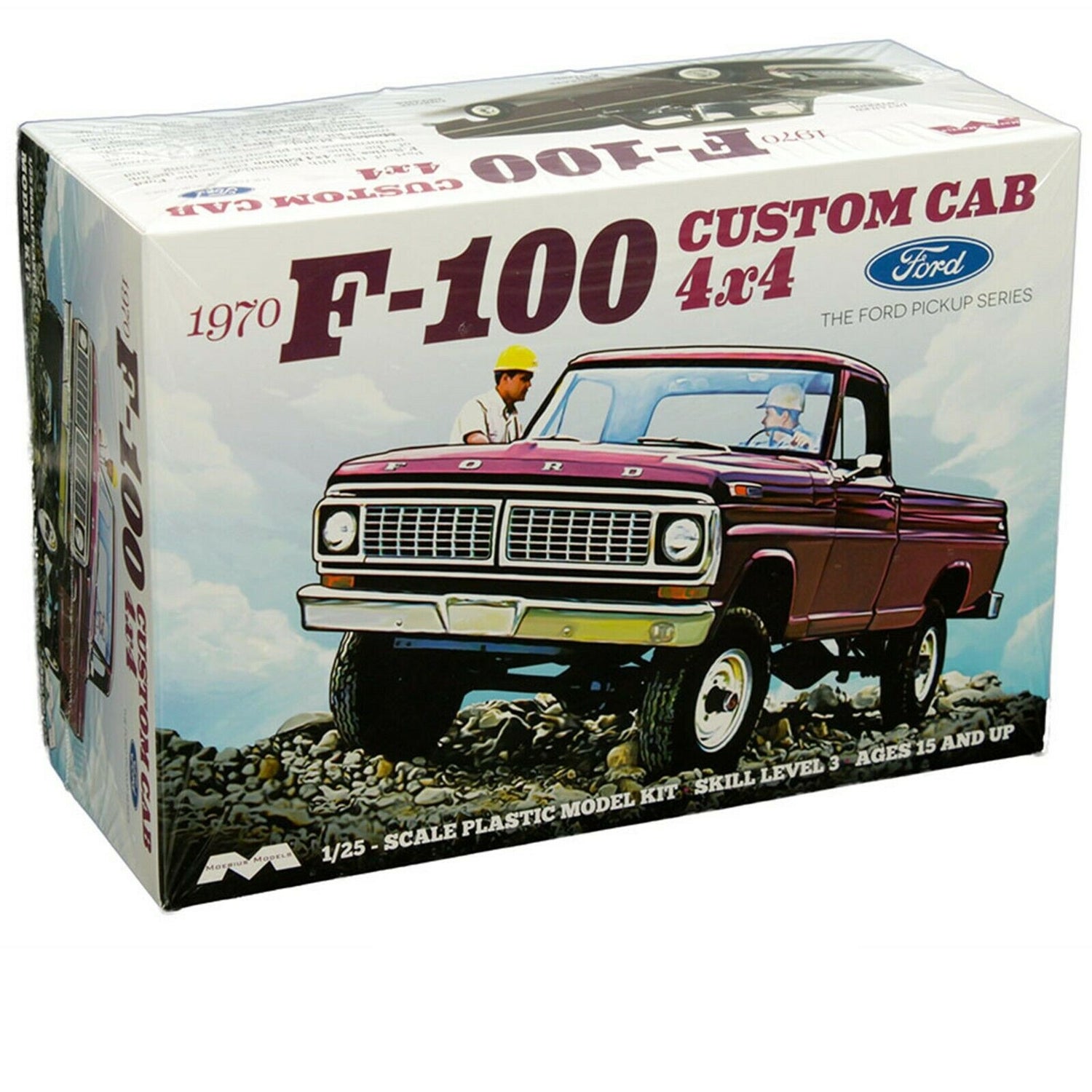 Ford F-100 Custom Cab 4x4 1970 (Model kit)