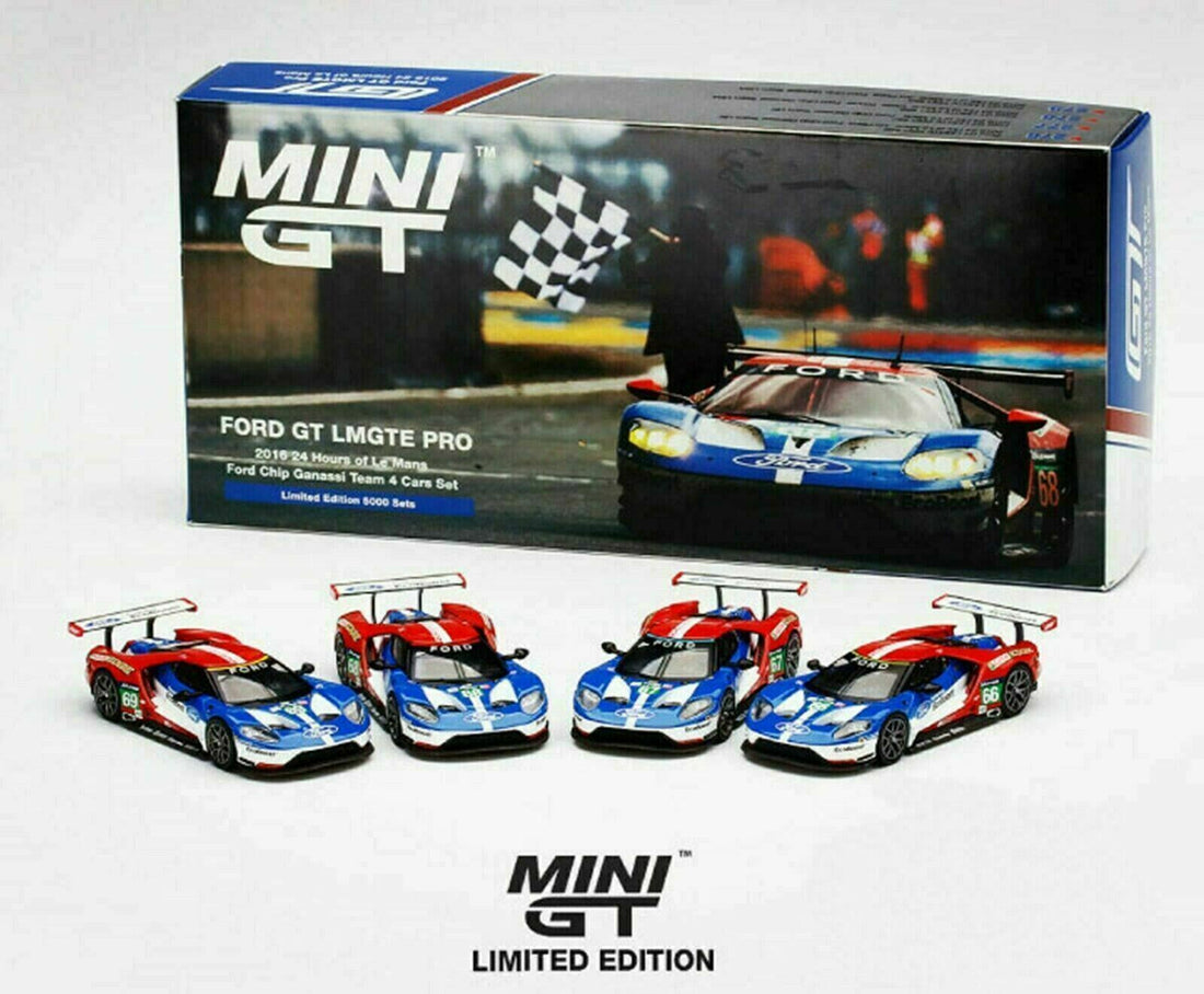 FORD GT LMGTE PRO 4 CARS SET 2016 24HR LE MANS