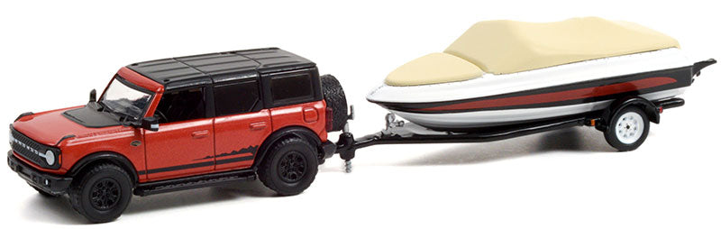 2021 Ford Bronco Wildtrak with Boat Trailer - Hitch &amp; Tow Series 23