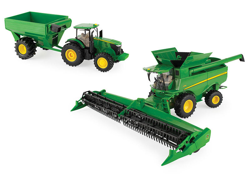 John Deere Combine Harvesting Playset