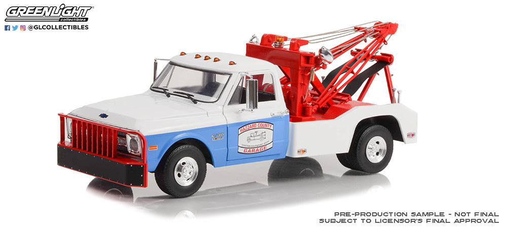 Chevrolet C-30 Dually Wrecker 1969 &quot;Hazzard County Garage&quot; Cooter EN STOCK