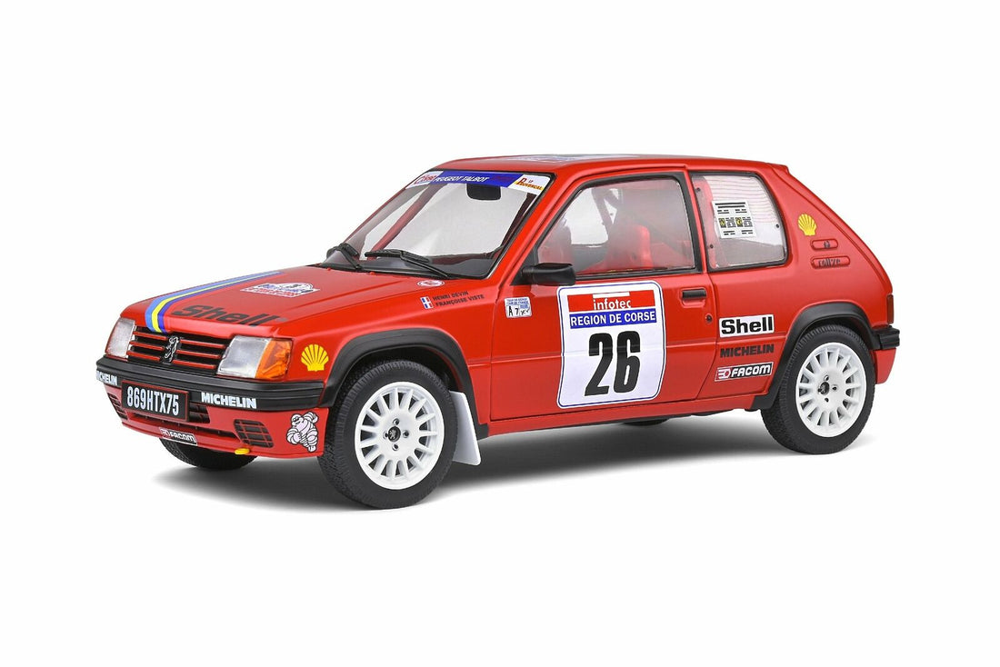 Peugeot 205 rally tour de corse 1990 