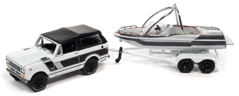 1979 International Scout II with Malibu Boat and Trailer