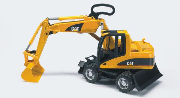 Cat Excavateur sur roue