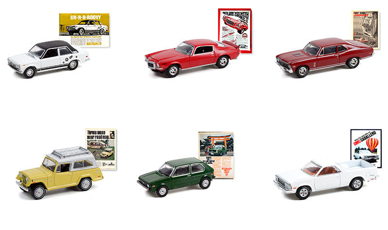 1/64 Set Vintage Ad Cars Series 6