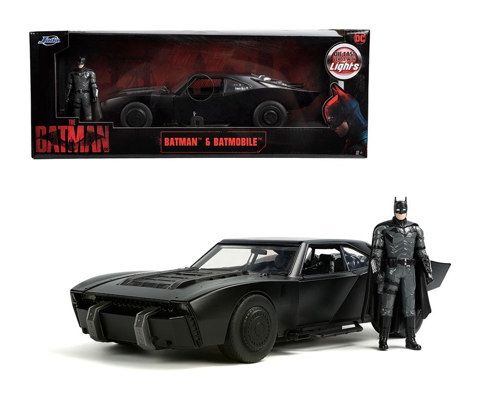 1/18 Batmobile - The Batman 2022 Avec Figurine (With lights)