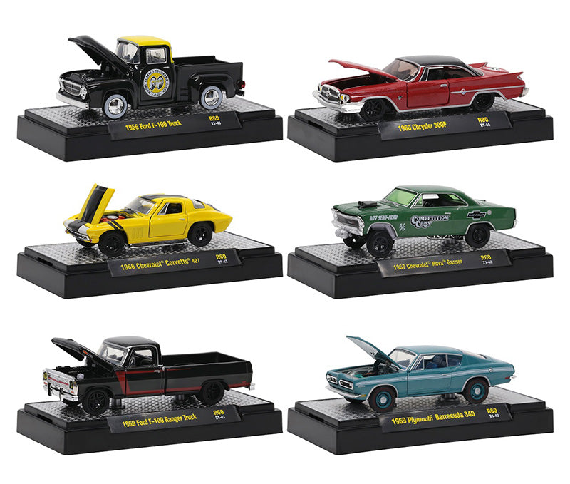 Detroit-Muscle / M2 Gassers / Auto-Trucks / Auto-Thentics Release 60 SET of 6