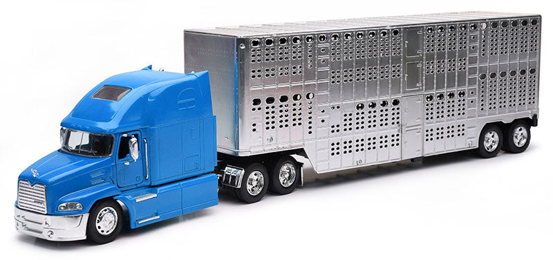 Mack Pinnacle Semi Truck with Livestock Trailer