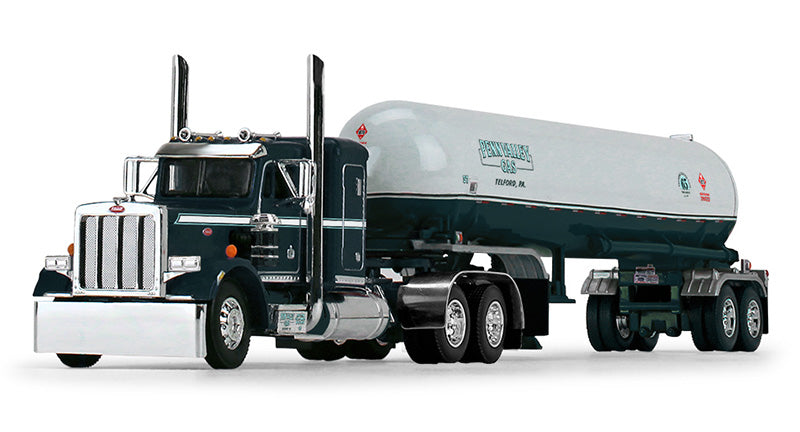Penn Valley Gas - Peterbilt Model 359 with 36" Flat Top Sleeper and Mississippi LP Tank Trailer