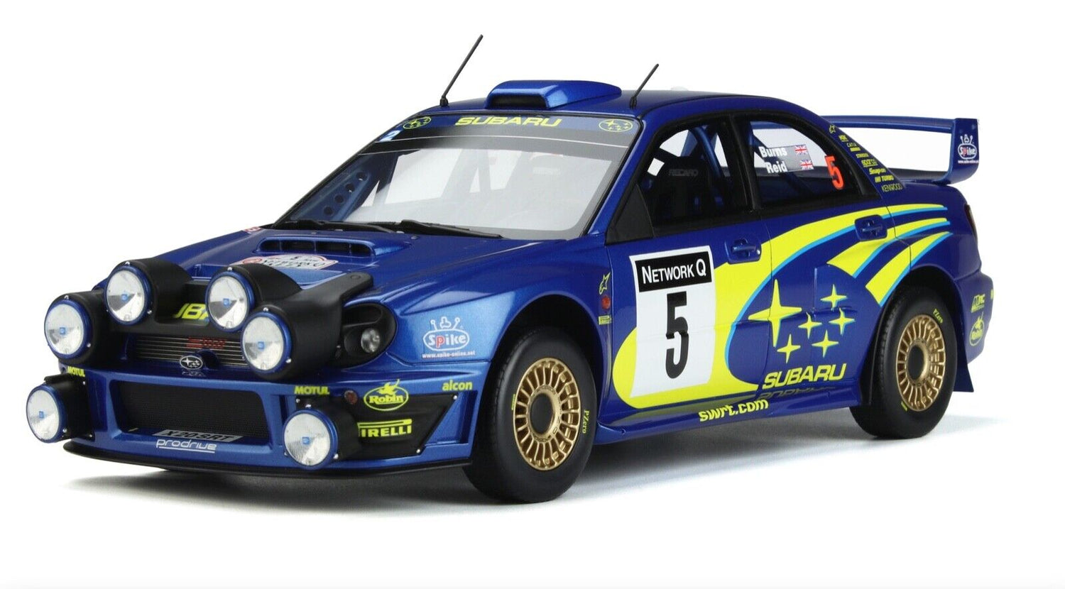 Subaru Impreza WRC 2001 Network Q Rally Richard Burn