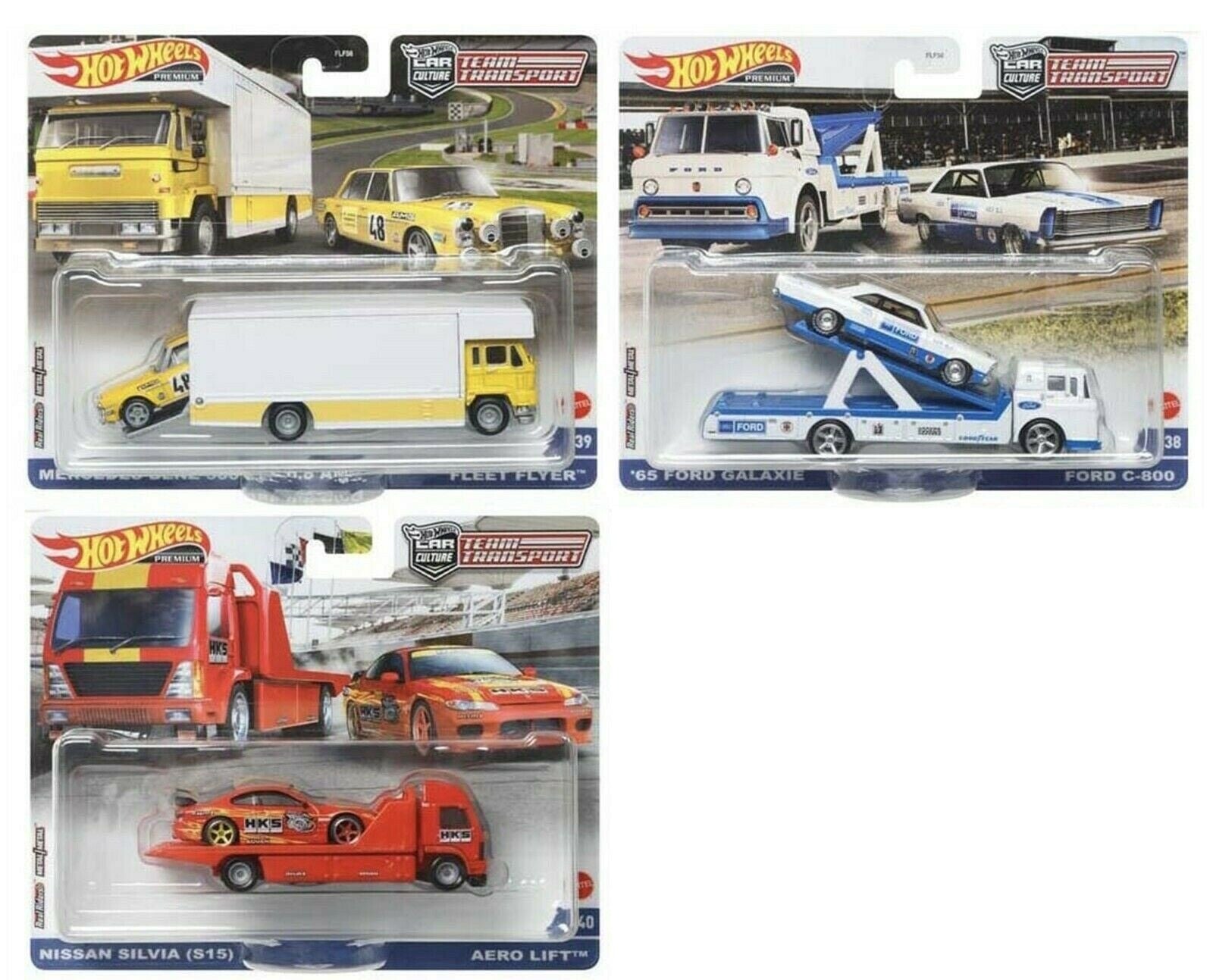 Hot Wheels 1:64 2022 Team Transport P (Set of 3)