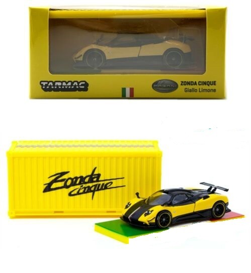 Pagani Zonda Cinque with Container (Yellow)