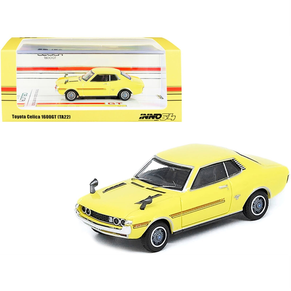 Toyota Celica 1600GT (TA22) RHD (Yellow)