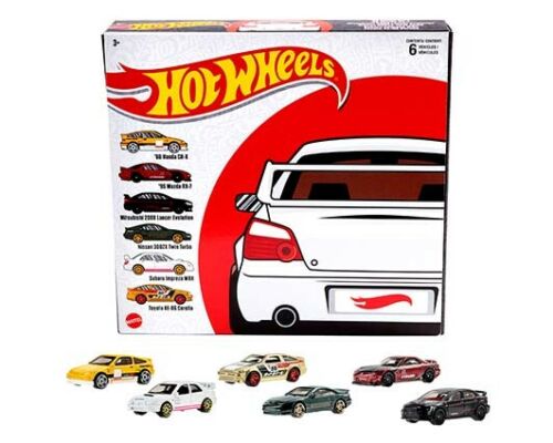 Hot Wheels Japanese Culture Theme MultiPack 6-Car Set