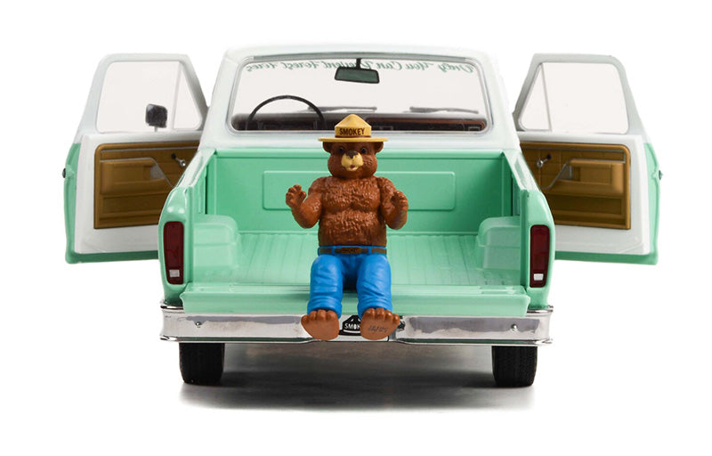 Ford F-100 Pickup 1975 "Only You Can Prevent Wildfires" with Smokey Bear Figure