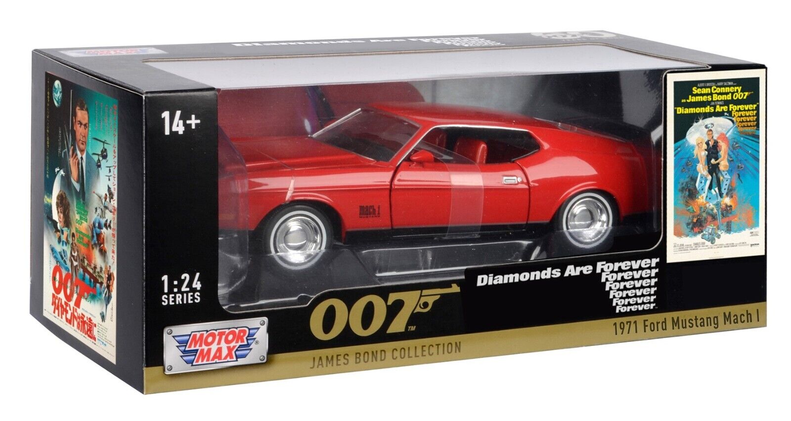 Ford Mustang Mach 1 1971 &quot;James Bon d 007 - Diamonds are Forever&quot; VOIR NOE SEE NOTE