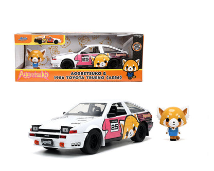 1986 Toyota Trueno with Aggretsuko Figure