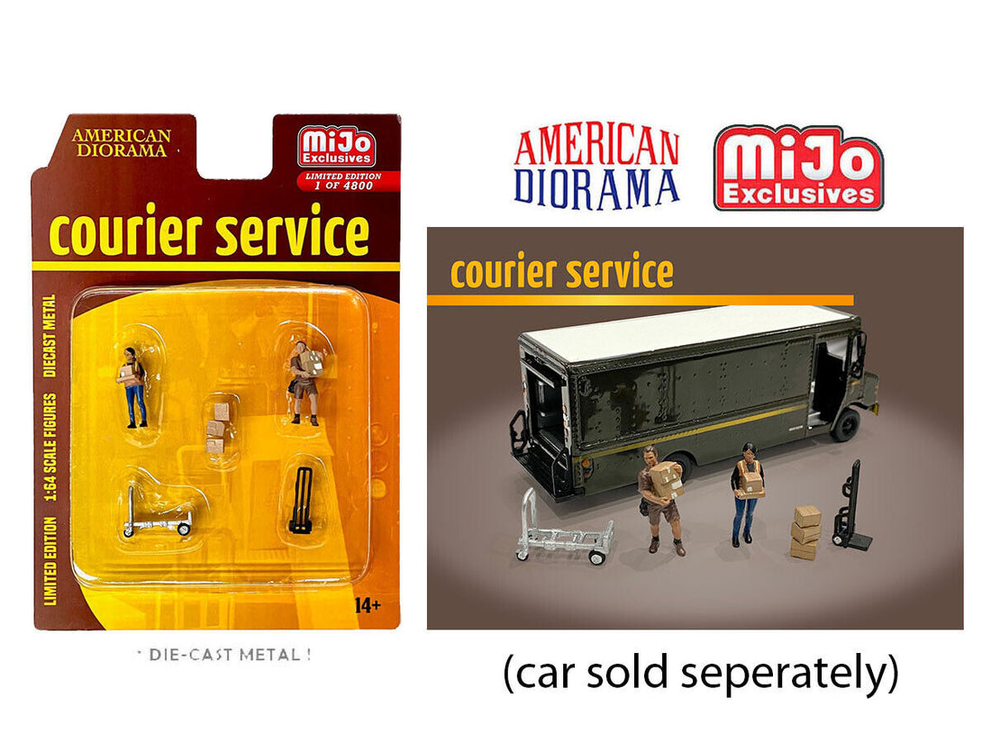 1/64 Courier Service Figure Set