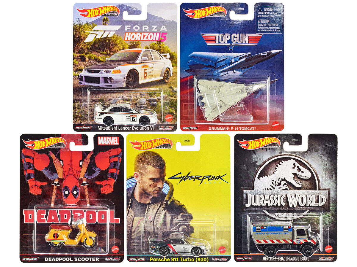 Hot Wheels 2022 Retro Entertainment K Case Set of