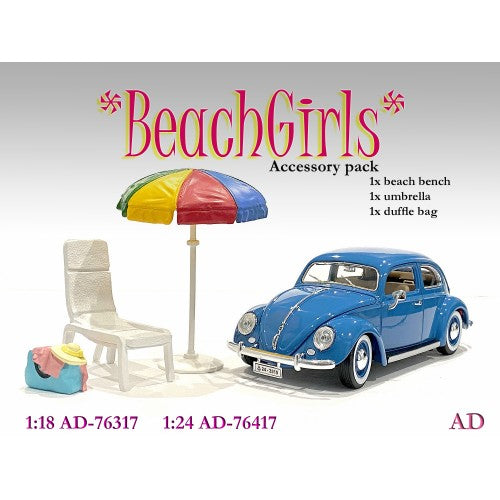 Beach Girls Accessories - Beach Chair &amp; Umbrella