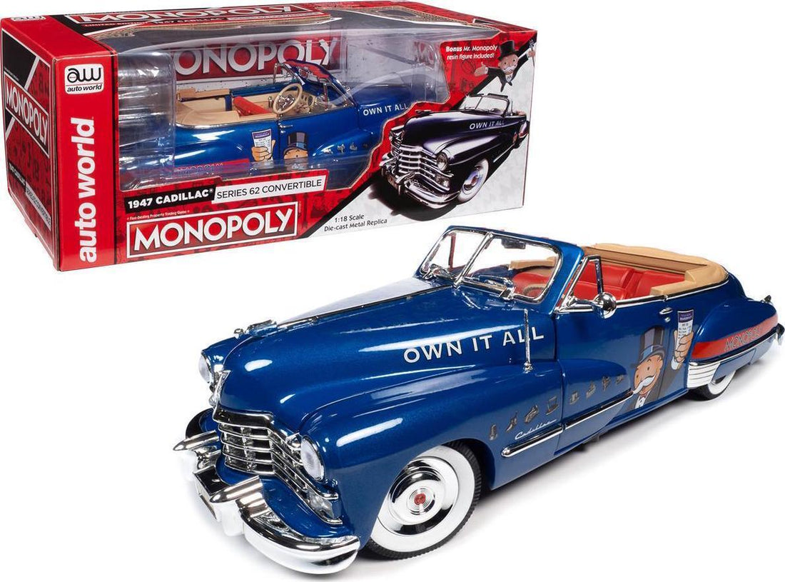 1947 Cadillac Series 62 Convertible "Monopoly" with figure