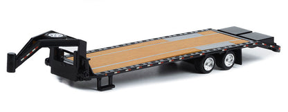 Gooseneck Trailer in Black remorque