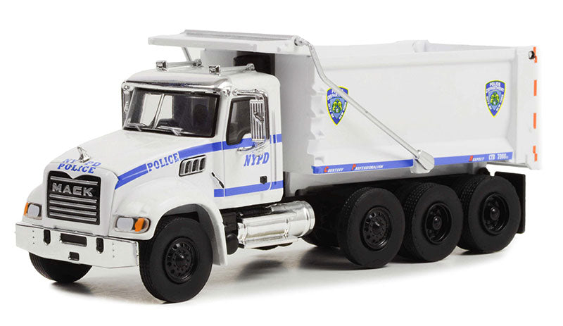 New York City Police Dept (NYPD) - 2019 Mack Granite Dump Truck