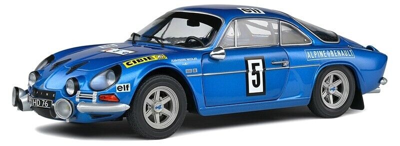 Alpine A110 1600S No 5 J.P.NICOLAS Olympia Rally 1972
