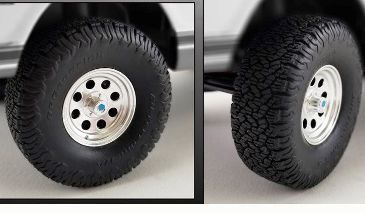 OFF ROAD WHEEL &amp; TIRE SET - POLISHED ALUMINUM
