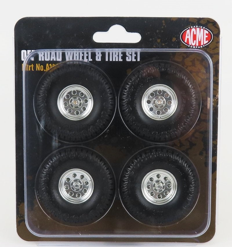 OFF ROAD WHEEL &amp; TIRE SET - POLISHED ALUMINUM