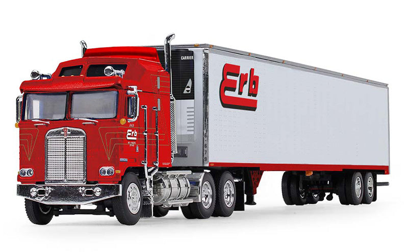 Erb Transport - Kenworth K100 COE Aerodyne Sleeper and 53&