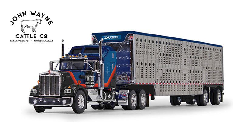 John Wayne: Cattle Co. - Kenworth W900A with Aerodyne Sleeper and Wilson Silverstar Livestock Trailer