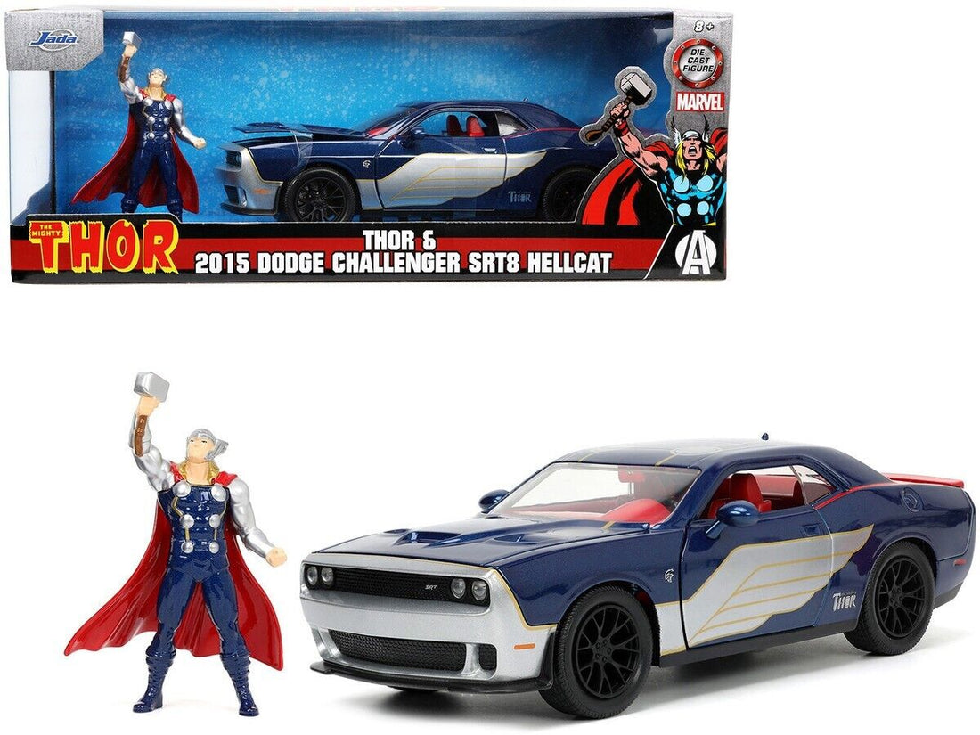 Dodge Challenger SRT Hellcat 2015 &amp; Thor Figure