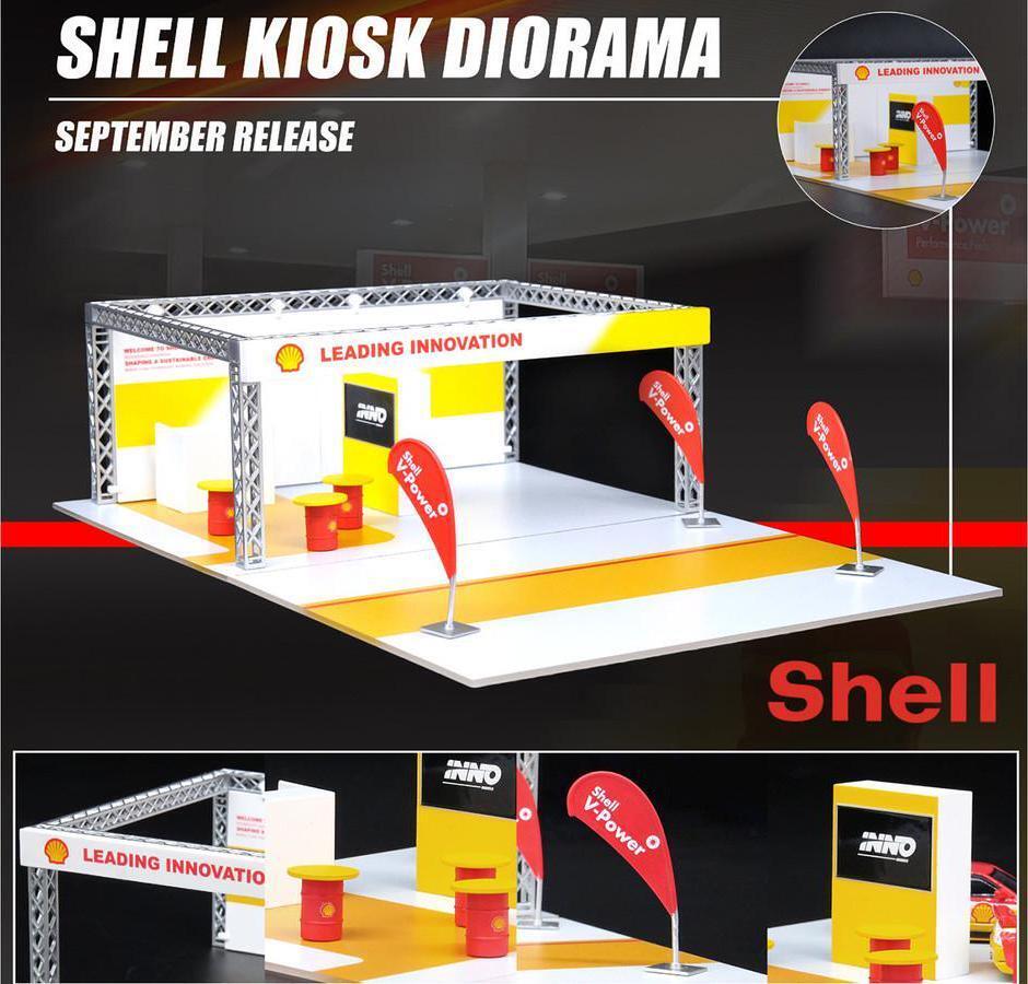Exhibition Kiosk Shell Oil: Leading Innovation Diorama Set