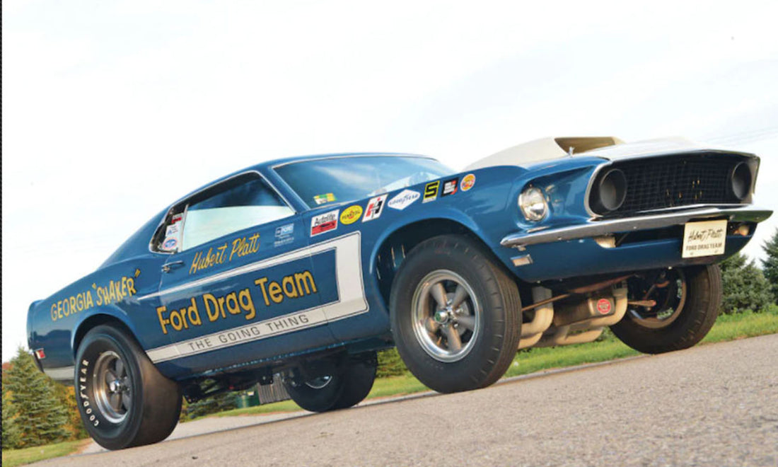 1969 FORD MUSTANG SOHC "FORD DRAG TEAM - GEORGIA SHAKER - HUBERT PLATT" (February)