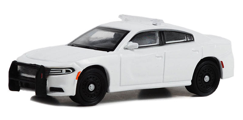 Police - 2022 Dodge Charger Pursuit with Light Bar and Push Bar in White 