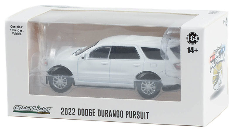Police - 2022 Dodge Durango Pursuit in White (WITHOUT LIGHT AND PUSH BAR)