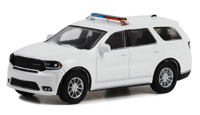Police - 2022 Dodge Durango Pursuit with Light Bar and Push Bar in White