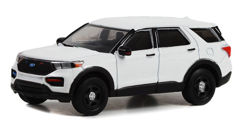 Police - 2022 Ford Police Interceptor Utility in White (WITHOUT LIGHT AND PUSH BAR) 